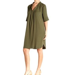Bobeau.  Olive Green Dress.  Size MP.